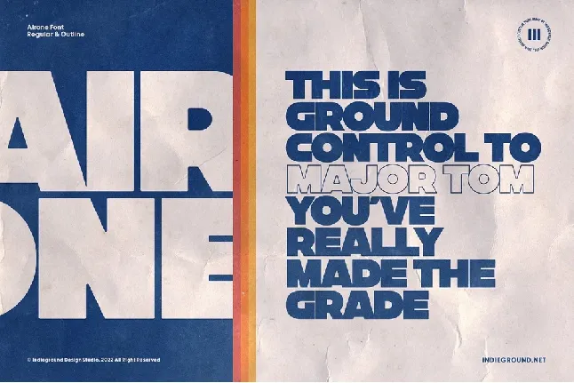 Airone font