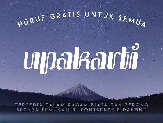 Upakarti font