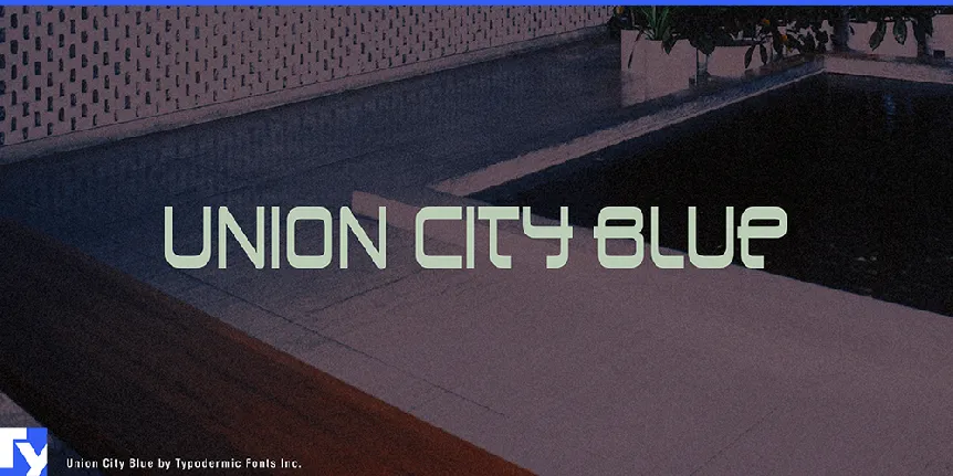 Union City Blue font