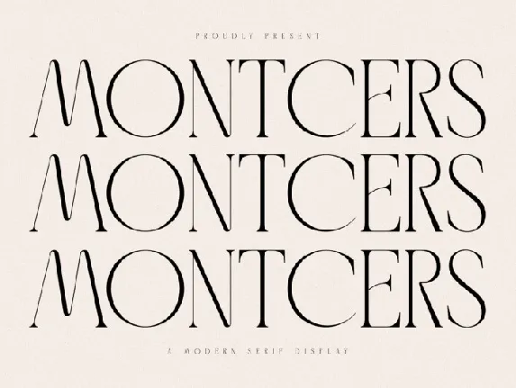 Montcers font