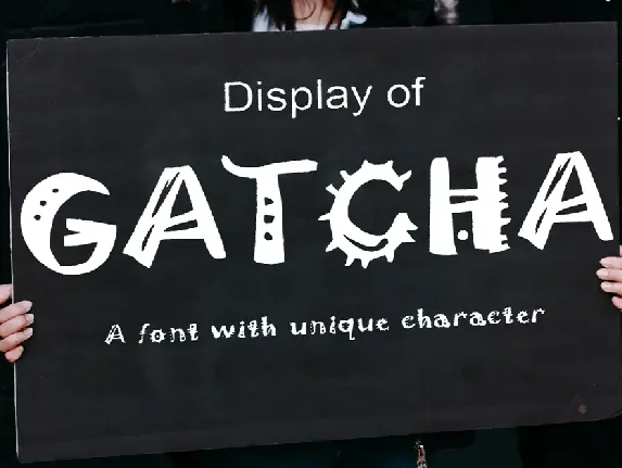 Gatcha Word font