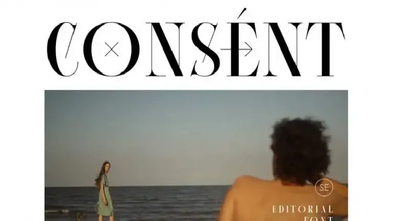 Consent Serif font