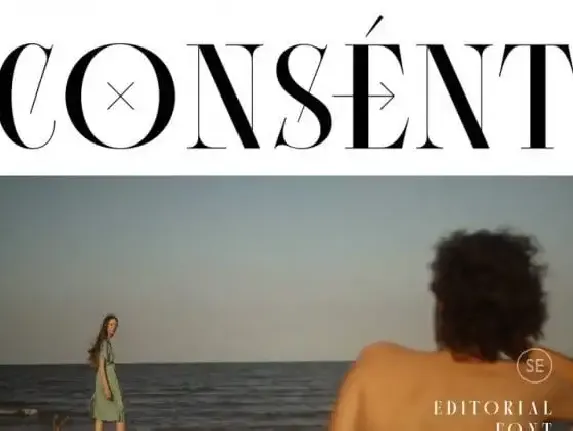 Consent Serif font