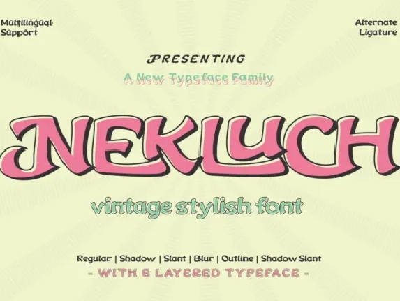 Nekluch font