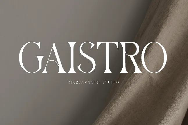 Gaistro font