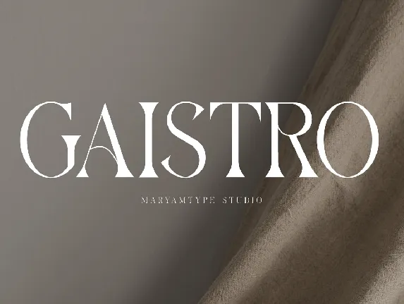 Gaistro font