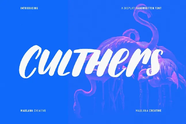 Culthers font