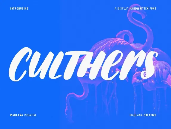 Culthers font