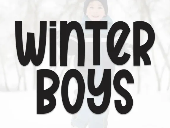 Winter Boys Display font