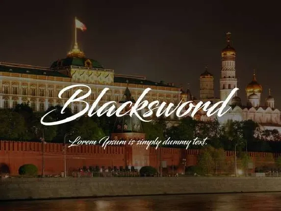 Blacksword font