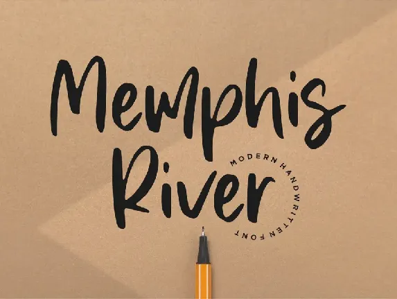 Memphis River font