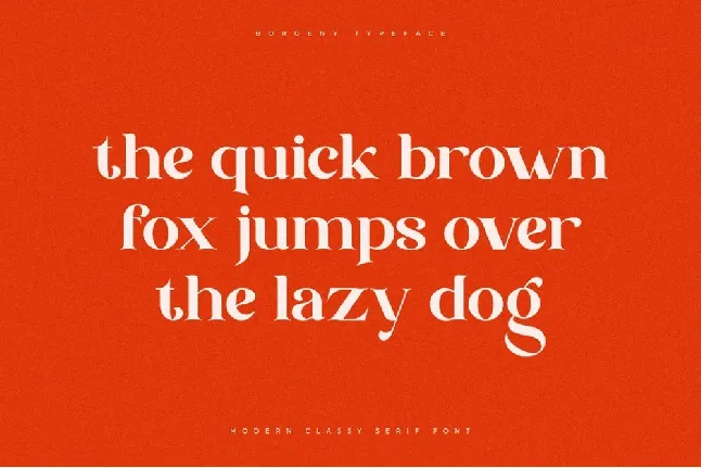 Borgeny font