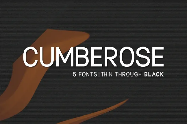 Cumberose font