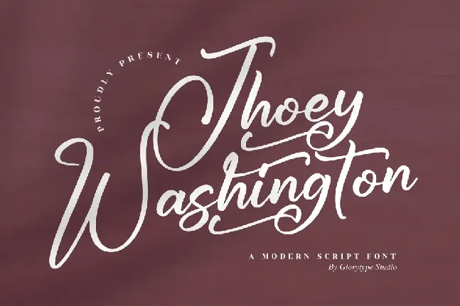 Jhoey Washington font