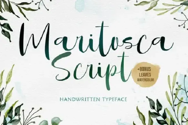 Maritosca Script font