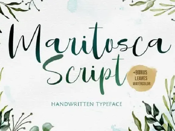 Maritosca Script font