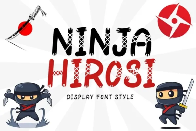 Ninja Hirosi Display font