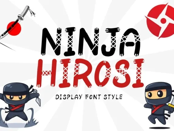 Ninja Hirosi Display font