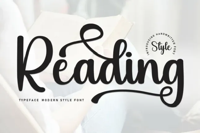 Reading Script Typeface font