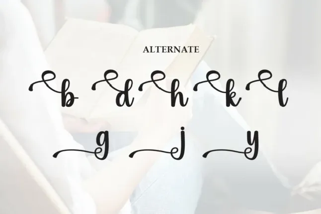 Reading Script Typeface font