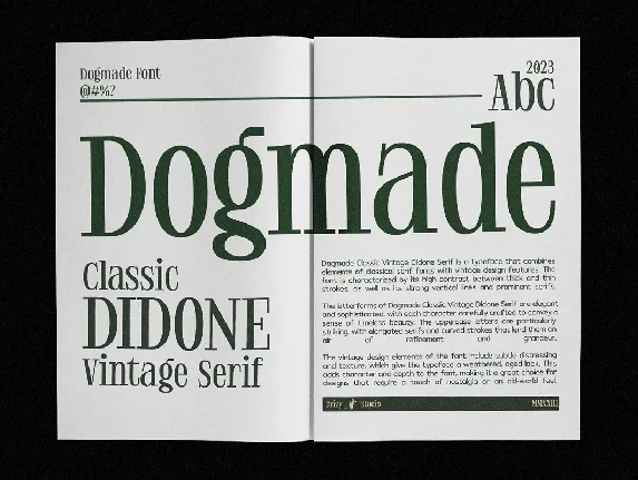 Dogmade font