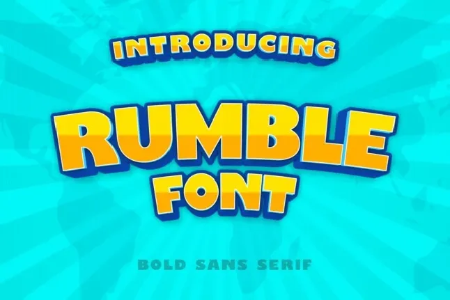 Rumble font