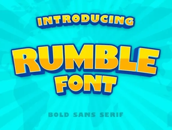 Rumble font