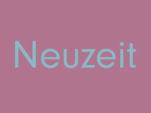 Neuzeit font