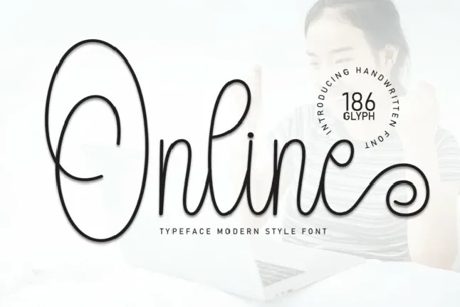 Online Script font