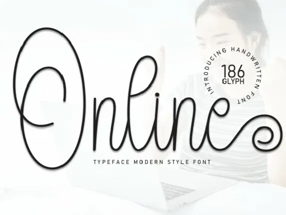 Online Script font