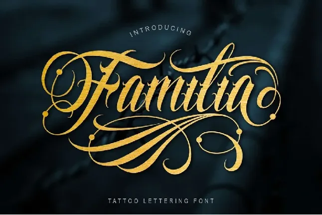 Familia font