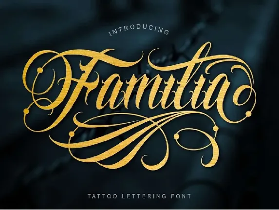 Familia font