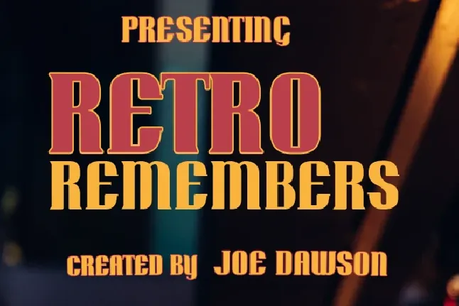 Retro Remembers font