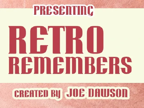 Retro Remembers font