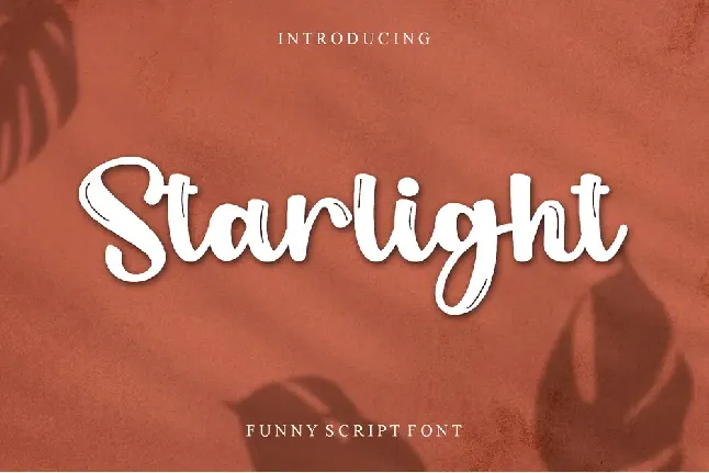 Starlight - Personal Use font