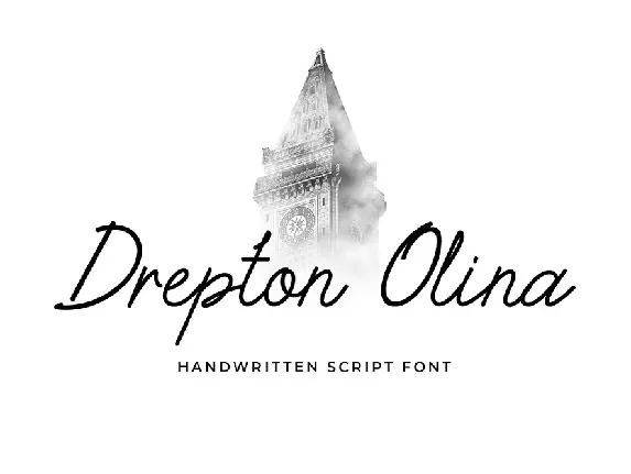 Drepton Olina font