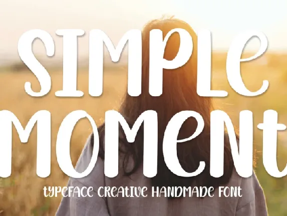 Simple Moment Display font