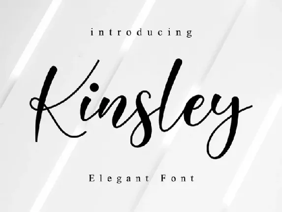 Kinsley Calligraphy font