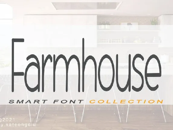 Farmhouse font