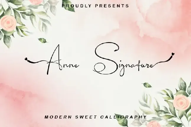 Anne Signature Script font