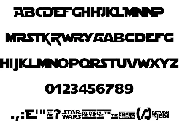 StarJedi Special Edition font