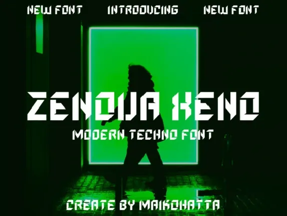 Zenova Xeno Display font