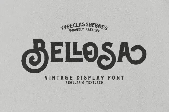 Bellosa font