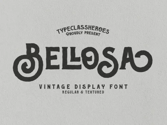 Bellosa font