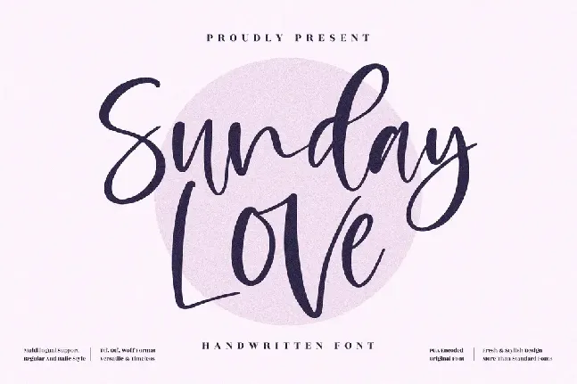 Sunday Love font