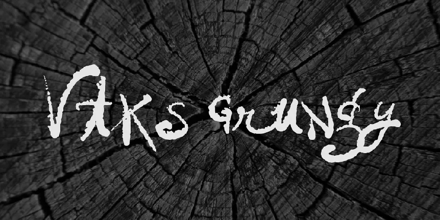 Vtks Grungy font