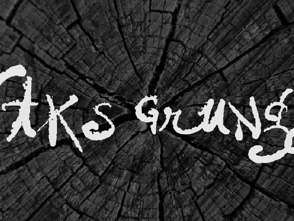 Vtks Grungy font