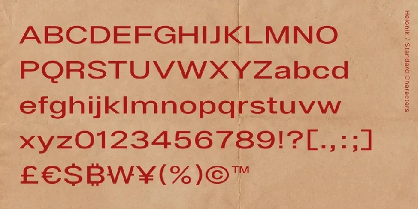 Helonik Extended font