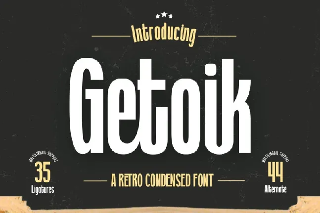 Getoik font