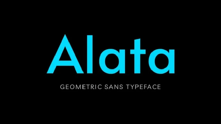 Alata Sans Serif font